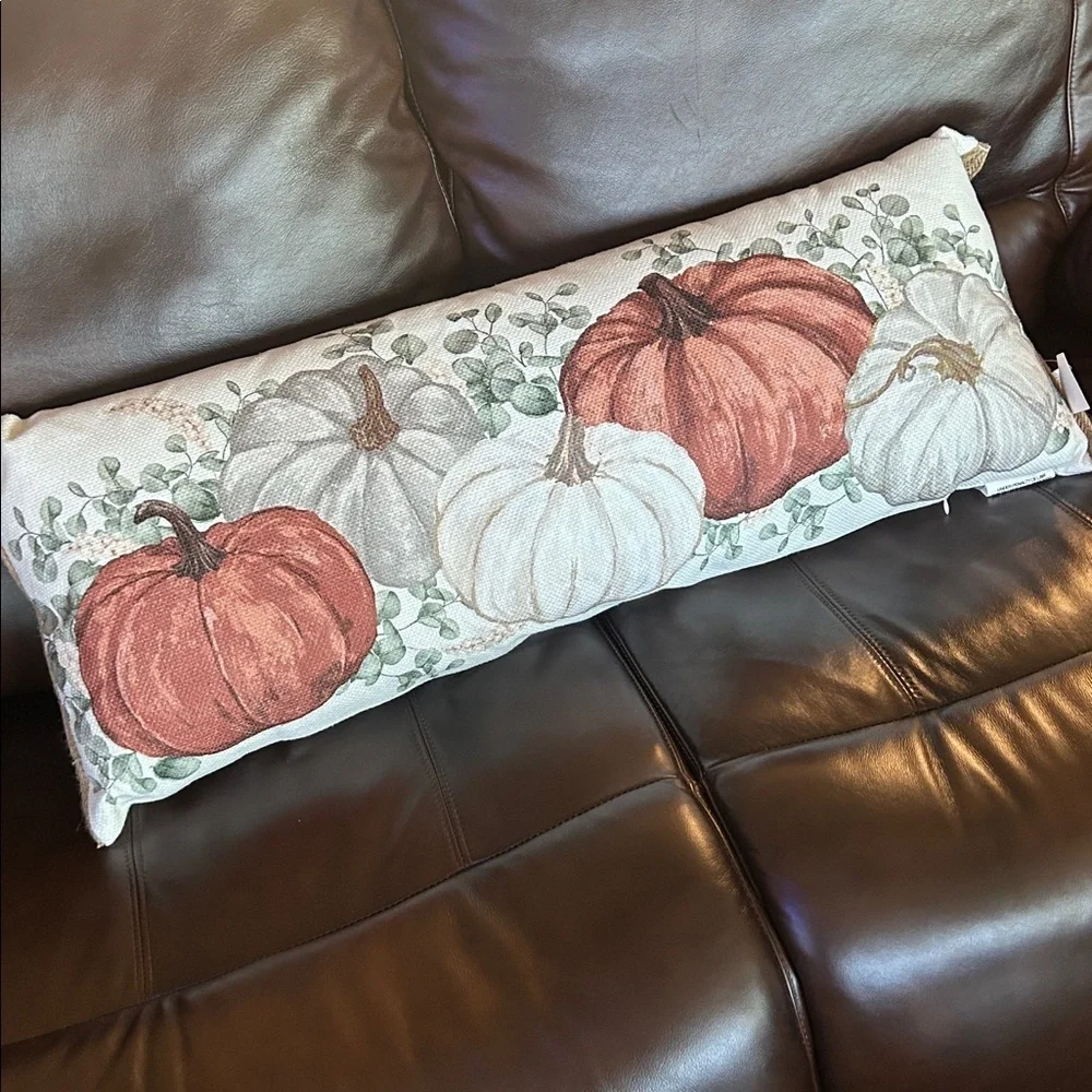 Autumn Harvest Pumpkin Pillow